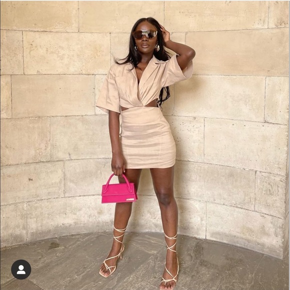 Zara Cut Out Mini Dress - Picture 3 of 14